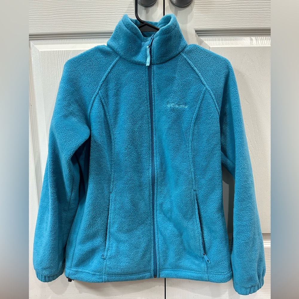 Columbia Blue Fleece Jacket Size S